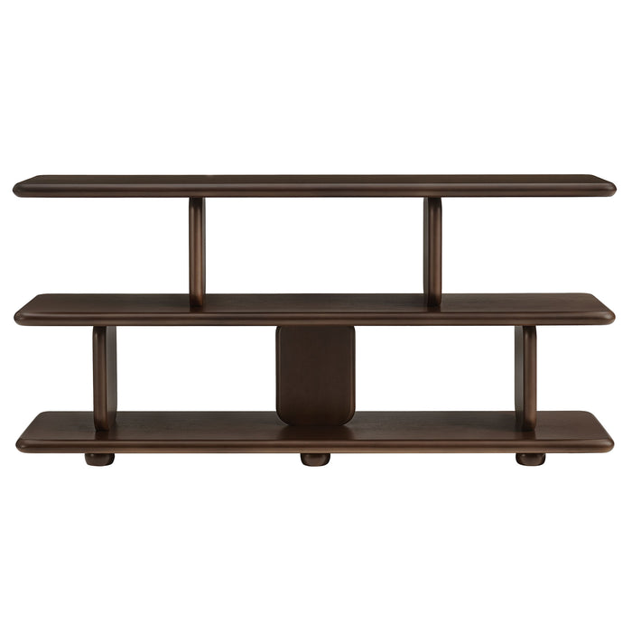 Lyle Sculptural 2-Tier Bookshelf by Modway