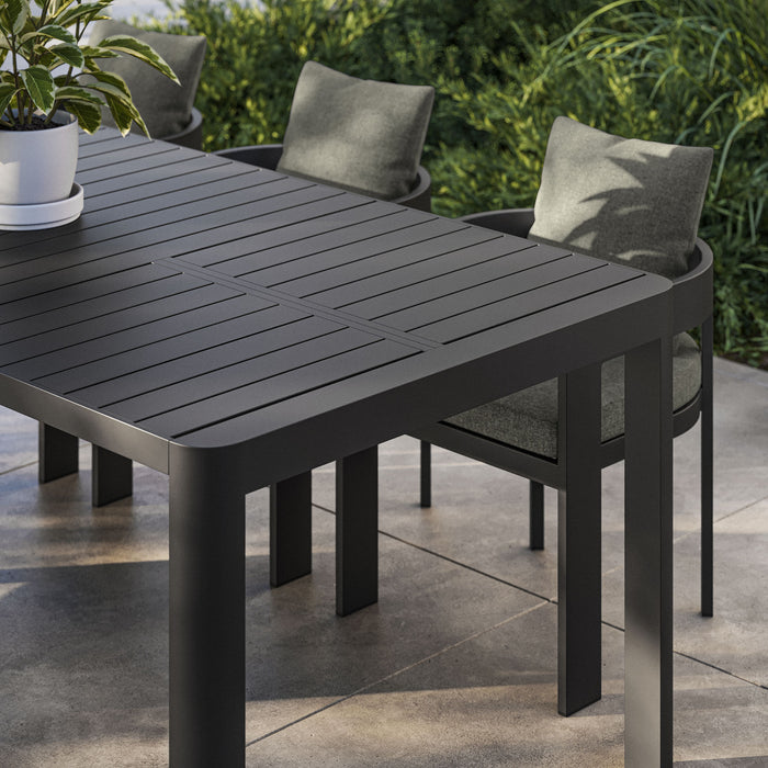 Tahoe Outdoor Patio Aluminum Extendable Dining Table by Modway