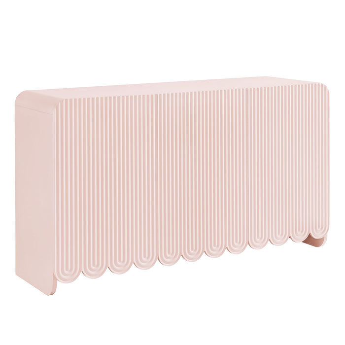 Dahlia Fluted and Scalloped Sideboard Storage Cabinet by Modway