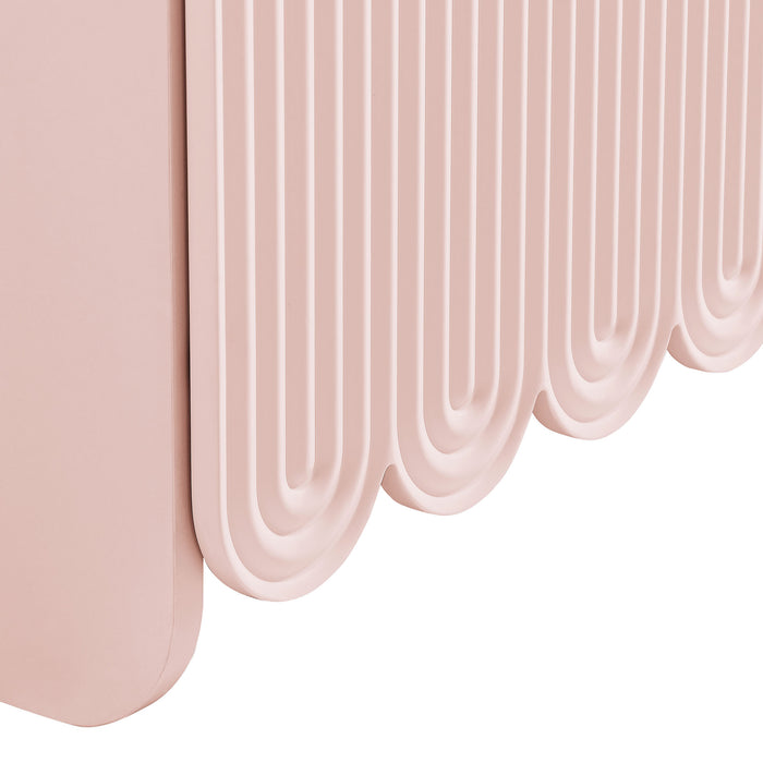 Dahlia Fluted and Scalloped Sideboard Storage Cabinet by Modway