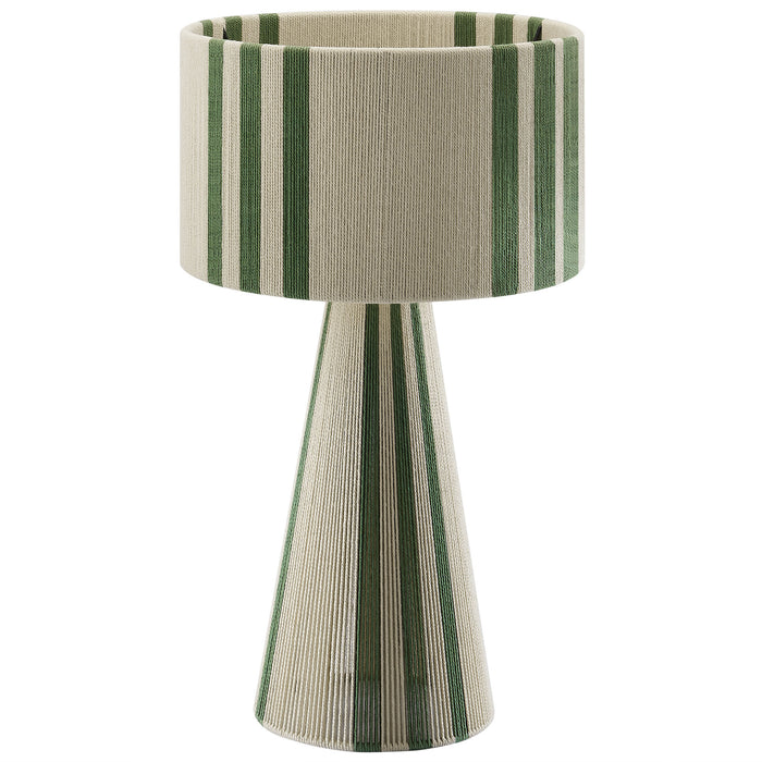 Gia Handwoven Cotton Thread Striped or Plain Table Lamp by Modway