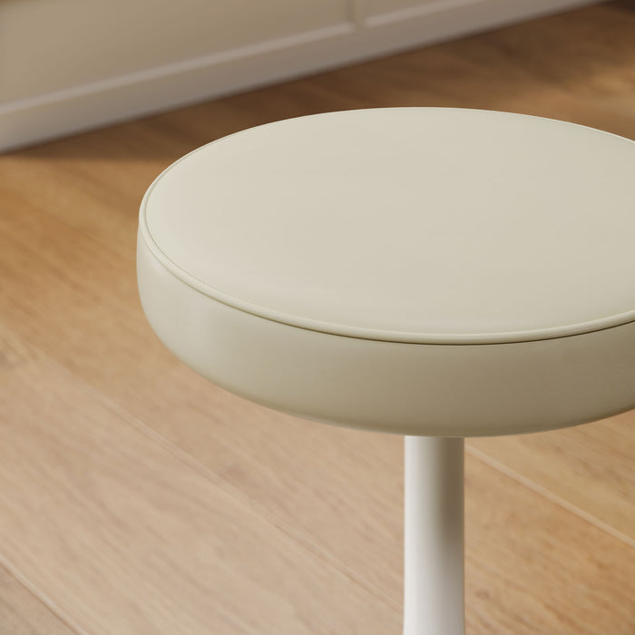 Lippa Vegan Leather Round Stool by Modway