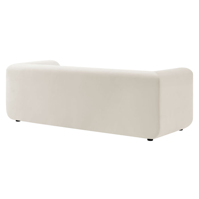 Leif 89" Performance Velvet Upholstered Sofa by Modway