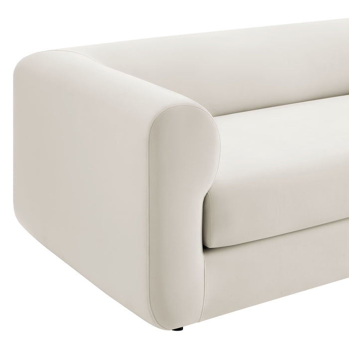 Leif 89" Performance Velvet Upholstered Sofa by Modway