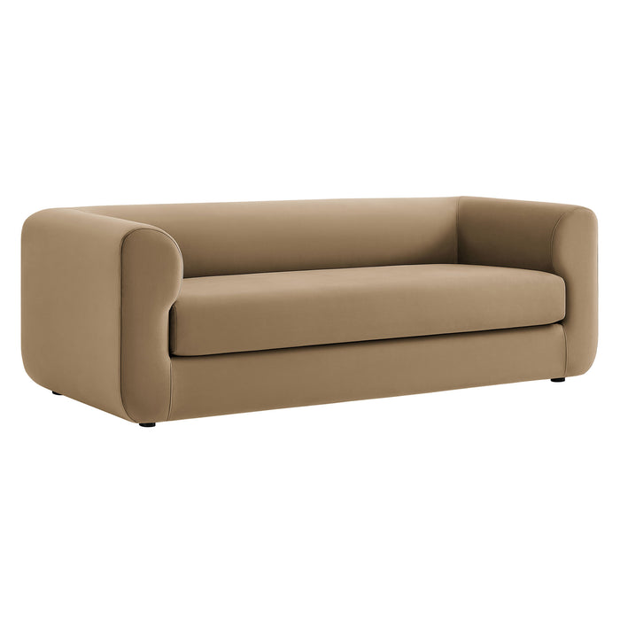 Leif 89" Performance Velvet Upholstered Sofa by Modway