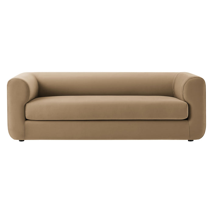 Leif 89" Performance Velvet Upholstered Sofa by Modway