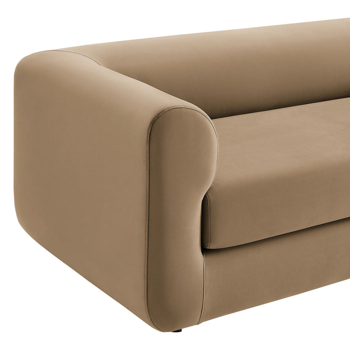 Leif 89" Performance Velvet Upholstered Sofa by Modway