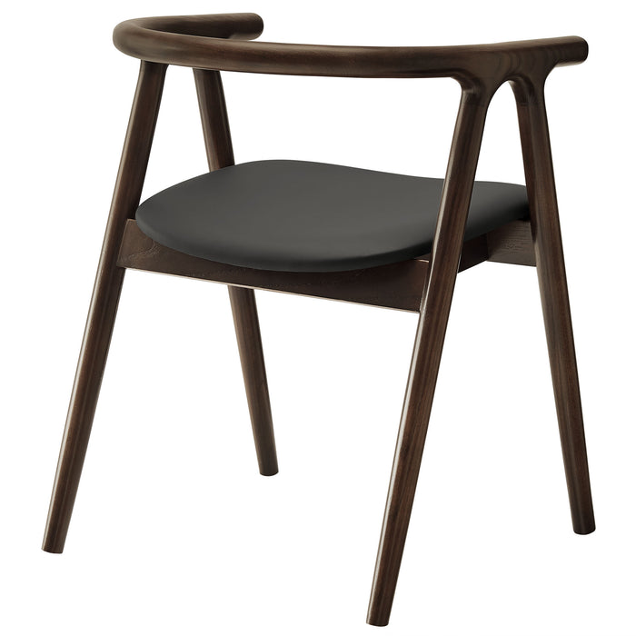 Henry Vegan Leather and Wood Dining Chair by Modway