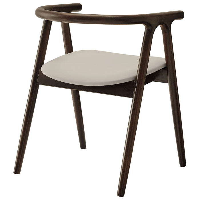 Henry Vegan Leather and Wood Dining Chair by Modway