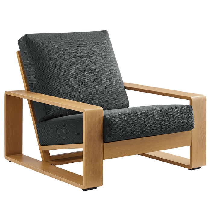 Lirienne Outdoor Patio Aluminum Faux Wood Armchair by Modway