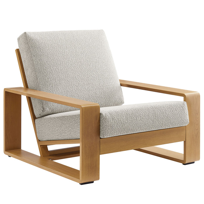 Lirienne Outdoor Patio Aluminum Faux Wood Armchair by Modway