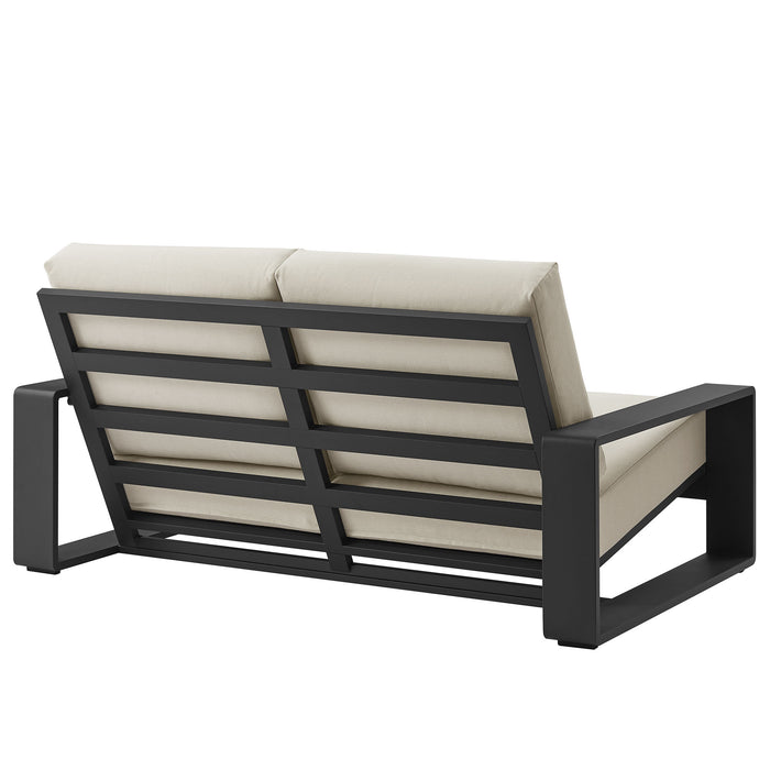 Lirienne Outdoor Patio Aluminum Loveseat by Modway