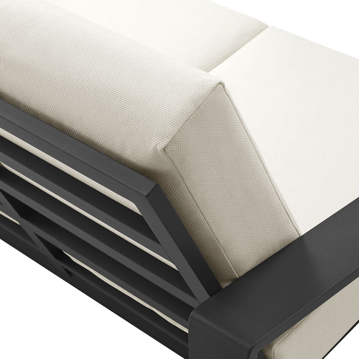 Lirienne Outdoor Patio Aluminum Loveseat by Modway