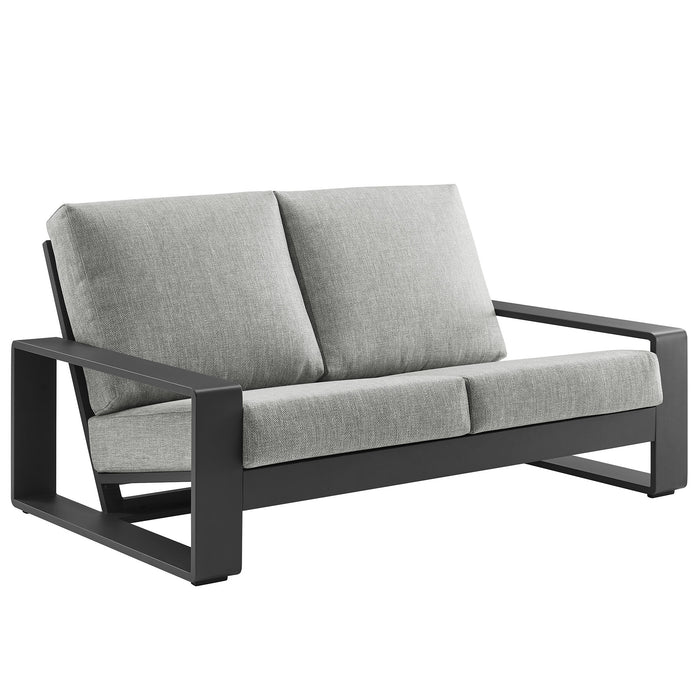 Lirienne Outdoor Patio Aluminum Loveseat by Modway
