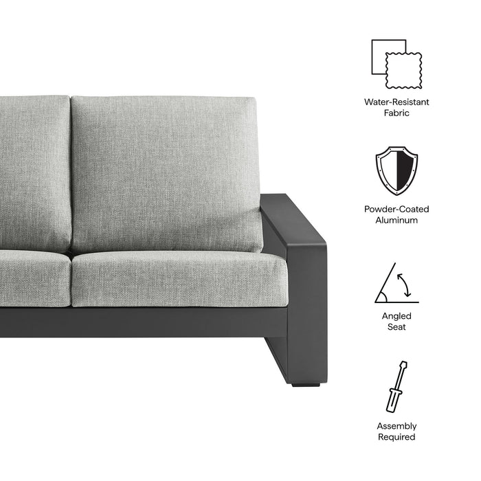 Lirienne Outdoor Patio Aluminum Loveseat by Modway