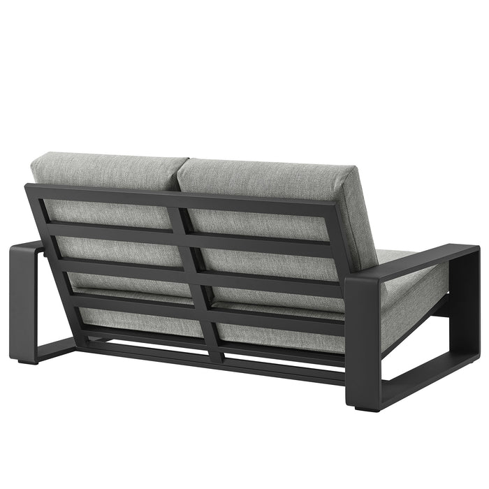Lirienne Outdoor Patio Aluminum Loveseat by Modway