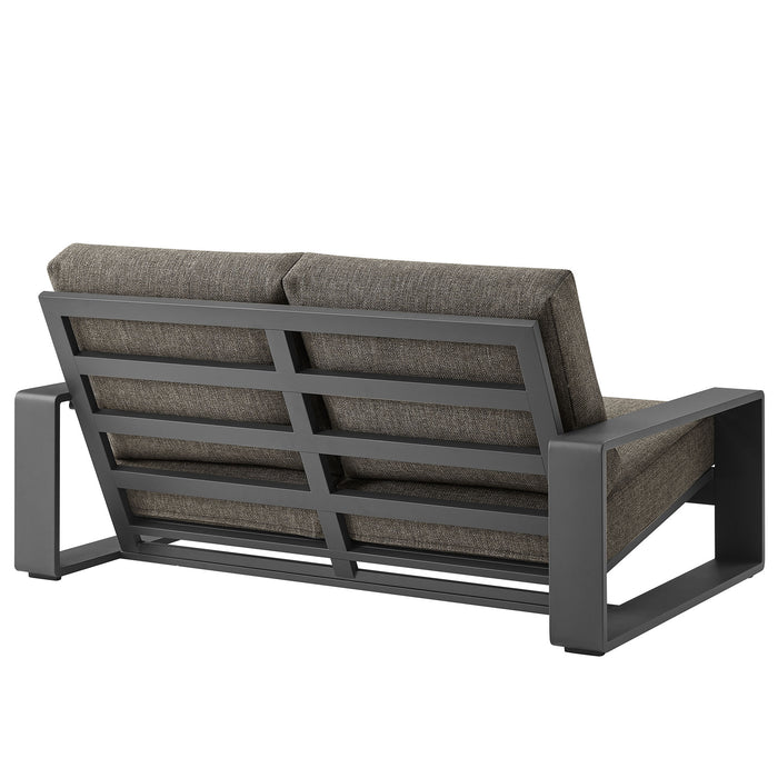 Lirienne Outdoor Patio Aluminum Loveseat by Modway