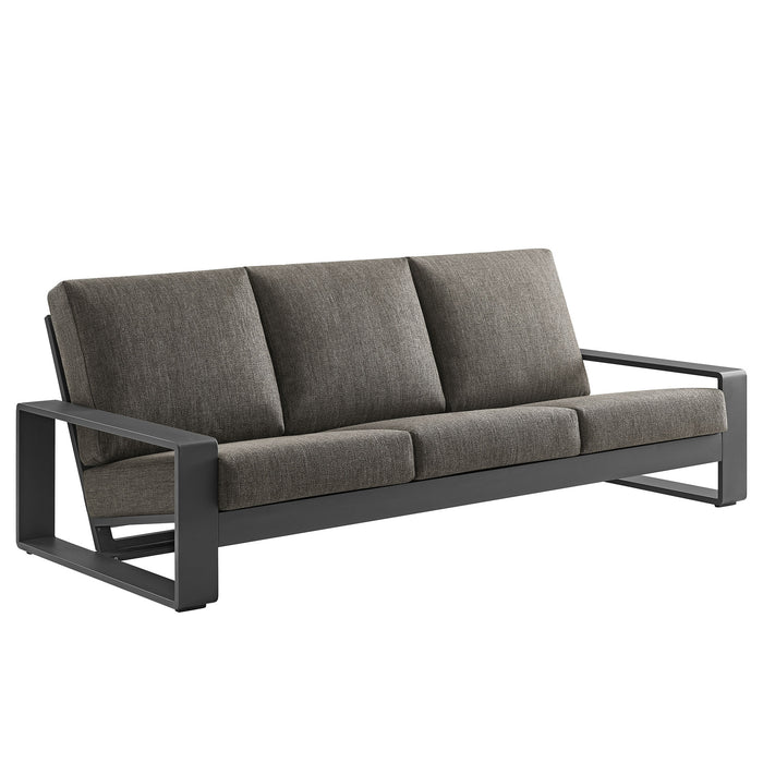 Lirienne Outdoor Patio Aluminum Sofa by Modway