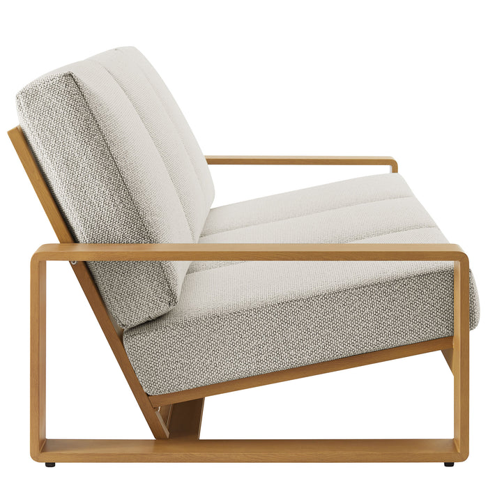 Lirienne 2-Piece Outdoor Patio Aluminum Faux Wood Furniture Set by Modway