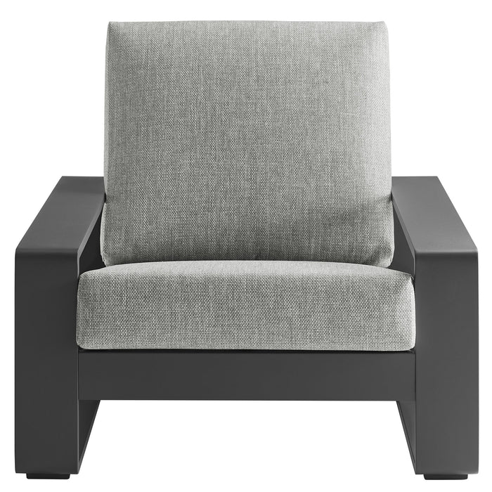 Lirienne Outdoor Patio Aluminum Faux Wood Armchairs Set of 2 by Modway