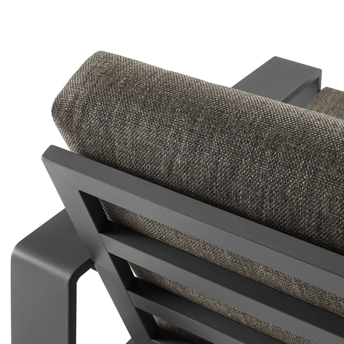 Lirienne Outdoor Patio Aluminum Faux Wood Armchairs Set of 2 by Modway