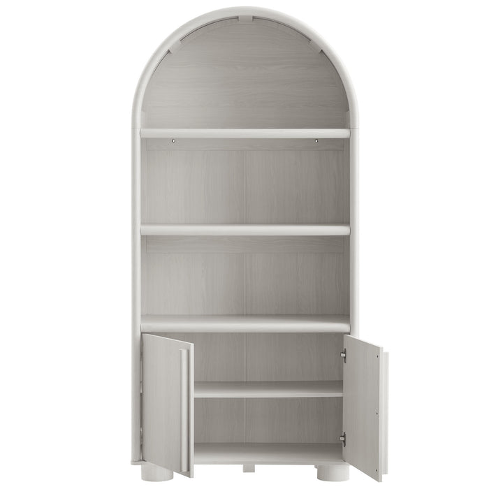 Bellamy Tall Arched Display Cabinet Bookcase by Modway