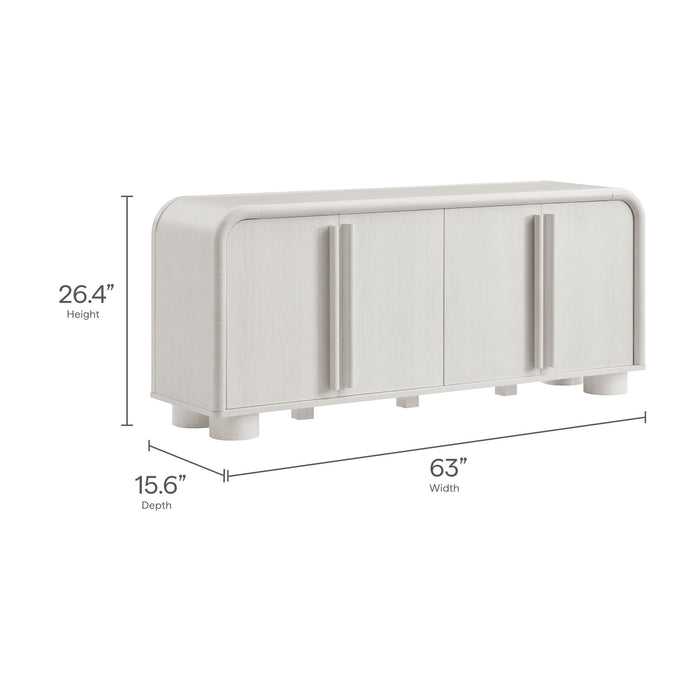 Bellamy Curved 4-Door Sideboard Cabinet by Modway