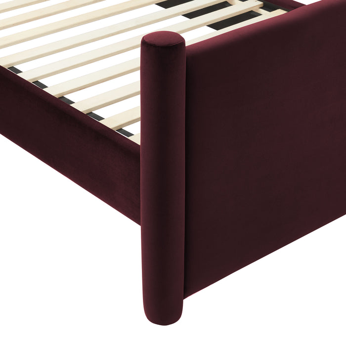 Rael Performance Velvet Full Platform Bed by Modway