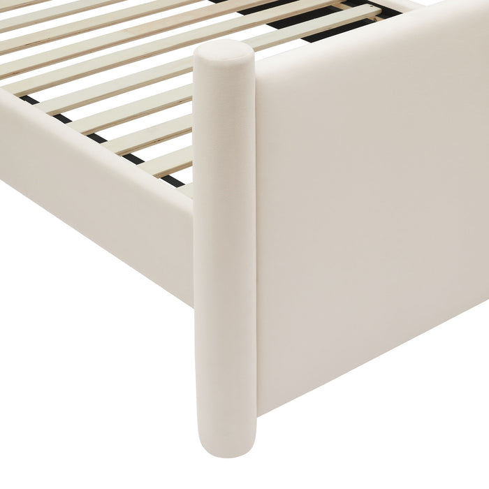 Rael Performance Velvet Queen Platform Bed by Modway