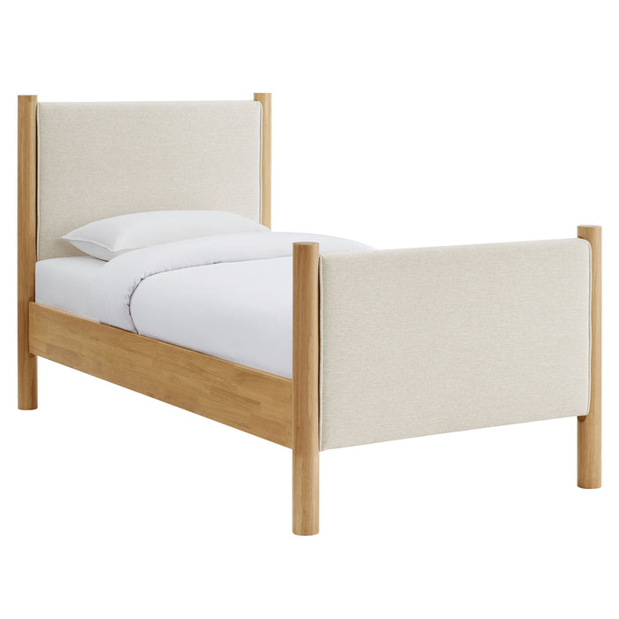 Maven Twin Size Fabric Upholstered Platform Bed by Modway