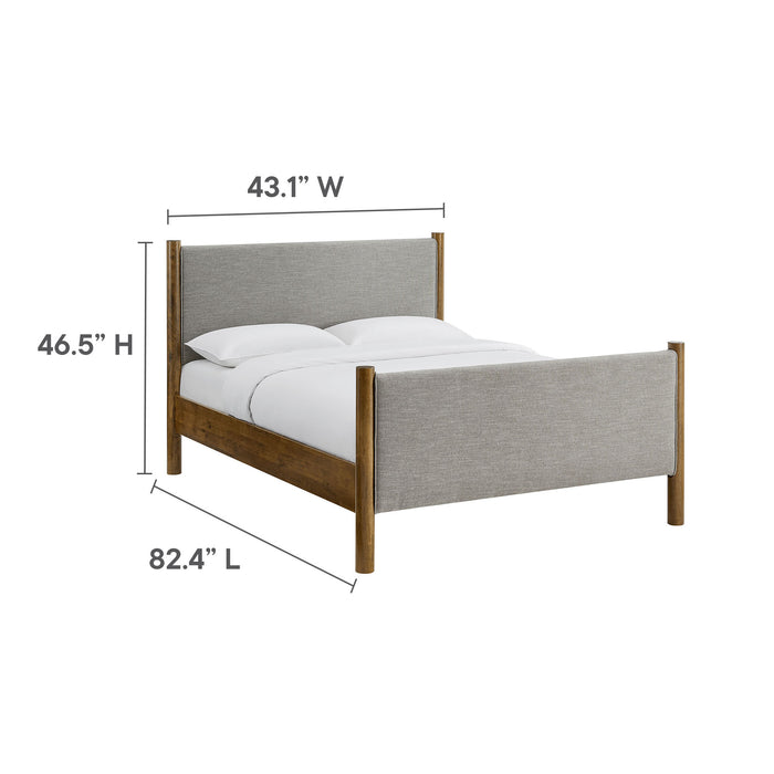 Maven Full Size Fabric Upholstered Platform Bed by Modway