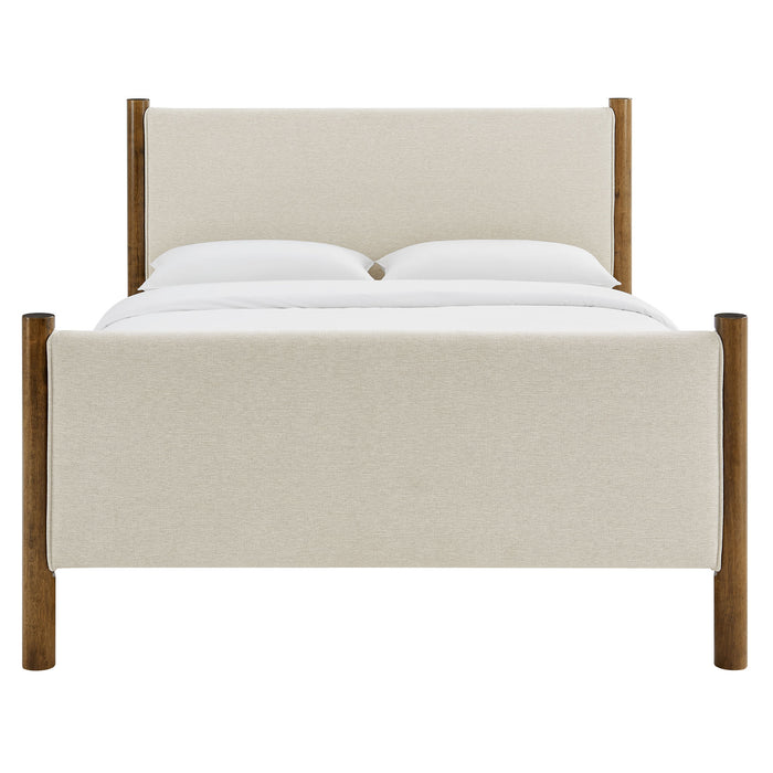 Maven Queen Size Fabric Upholstered Platform Bed by Modway