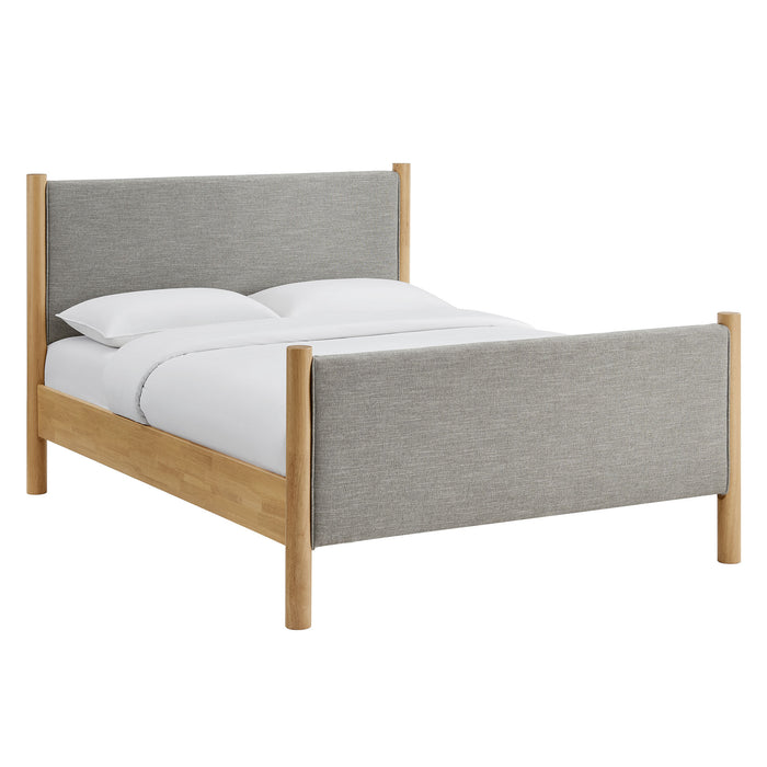 Maven Queen Size Fabric Upholstered Platform Bed by Modway