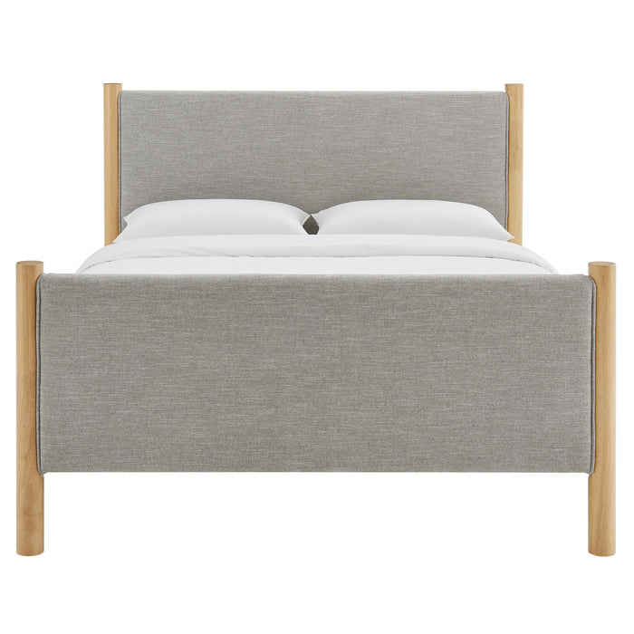 Maven Queen Size Fabric Upholstered Platform Bed by Modway