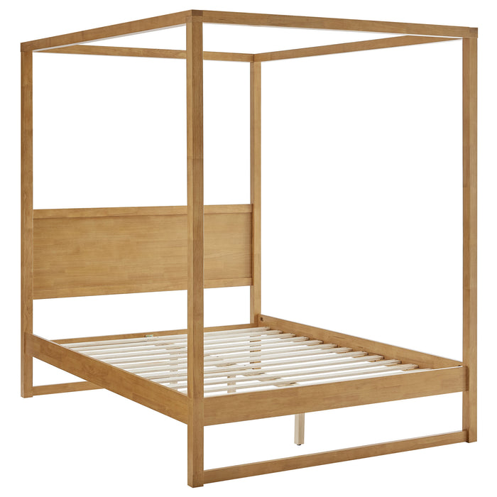 Alva King Wood Canopy Platform Bed by Modway