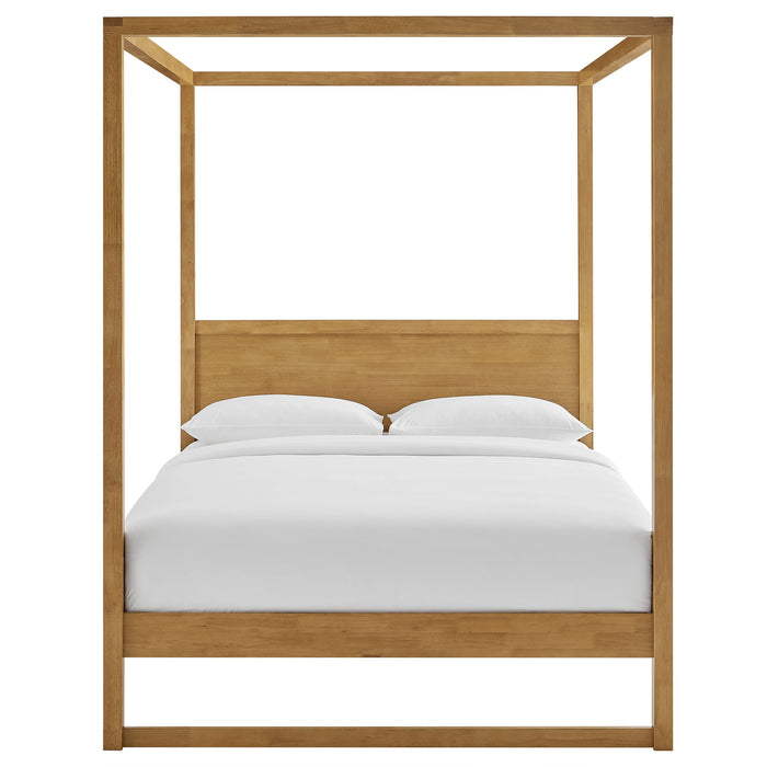 Alva King Wood Canopy Platform Bed by Modway