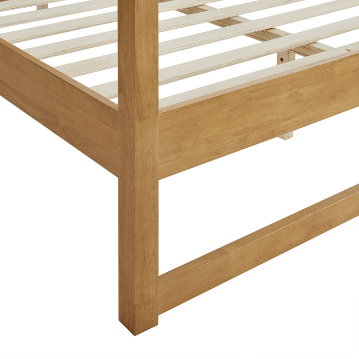 Alva King Wood Canopy Platform Bed by Modway