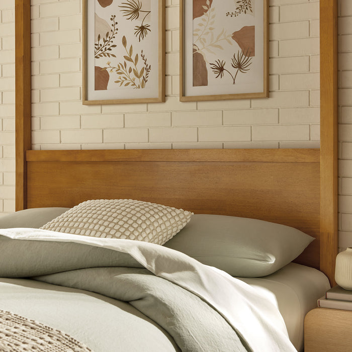 Alva King Wood Canopy Platform Bed by Modway