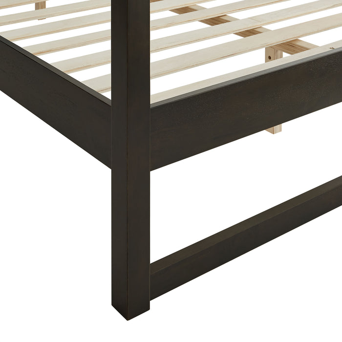 Alva King Wood Canopy Platform Bed by Modway