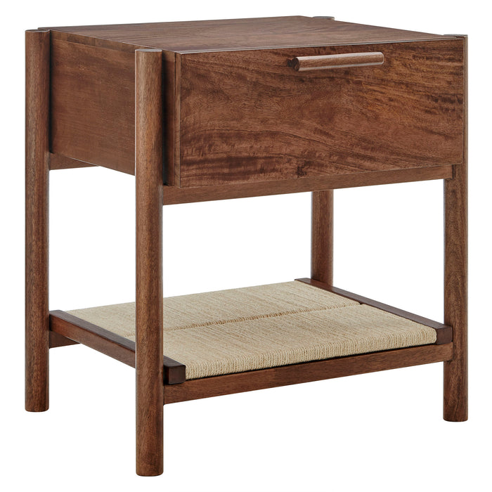 Oswin 1-Drawer Wood Nightstand by Modway