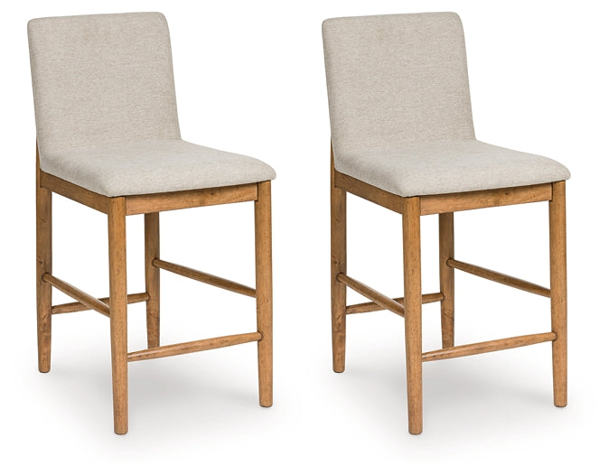Ashley Express - Isanti Upholstered Barstool (2/CN)