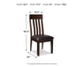 Ashley Express - Haddigan Dining UPH Side Chair (2/CN) - DecorGalore4U