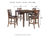 Ashley Express - Bennox DRM Counter Table Set (5/CN) - DecorGalore4U