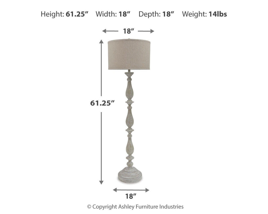 Ashley Express - Bernadate Poly Floor Lamp (1/CN) - DecorGalore4U