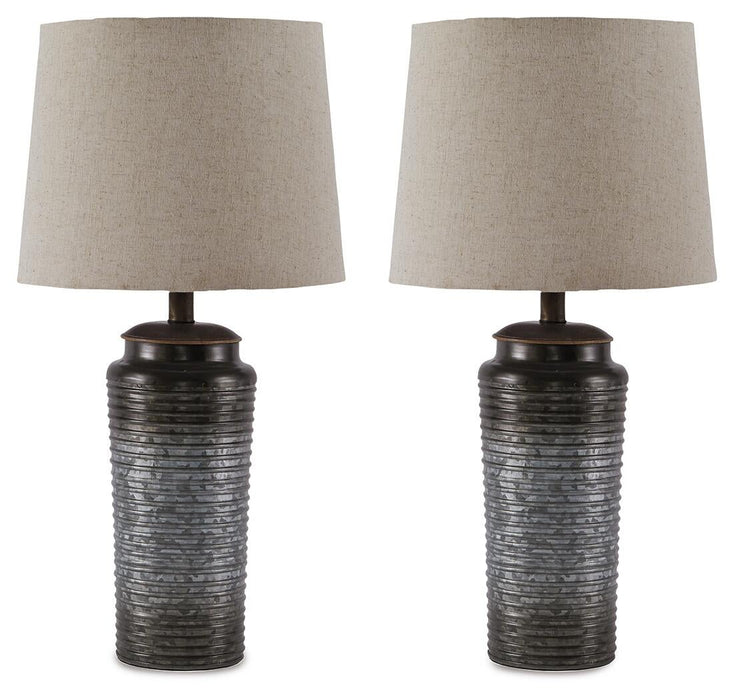 Ashley Express - Norbert Metal Table Lamp (2/CN) - DecorGalore4U