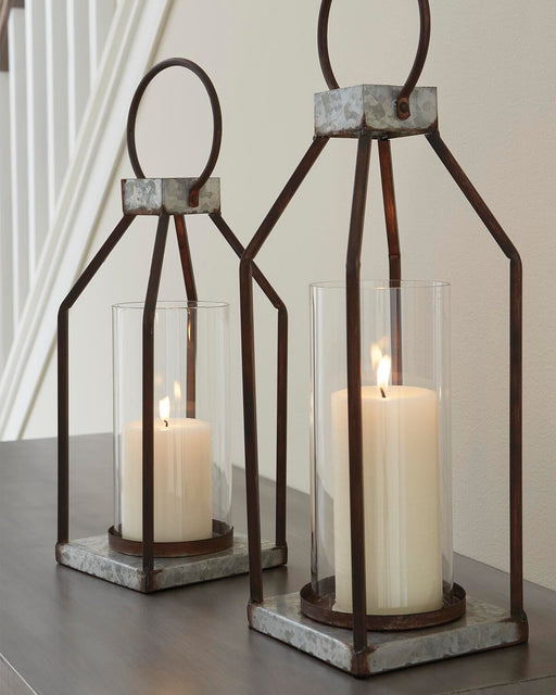 Ashley Express - Diedrick Lantern Set (2/CN) - DecorGalore4U