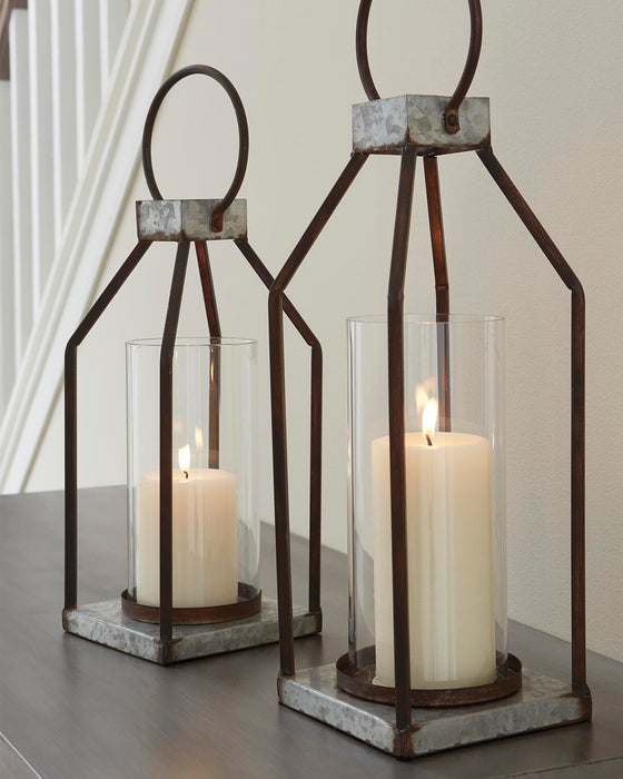 Ashley Express - Diedrick Lantern Set (2/CN) - DecorGalore4U