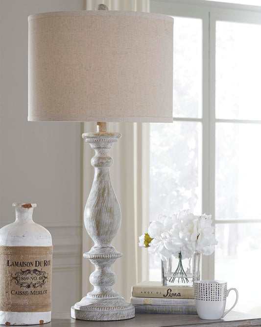 Ashley Express - Bernadate Poly Table Lamp (2/CN) - DecorGalore4U