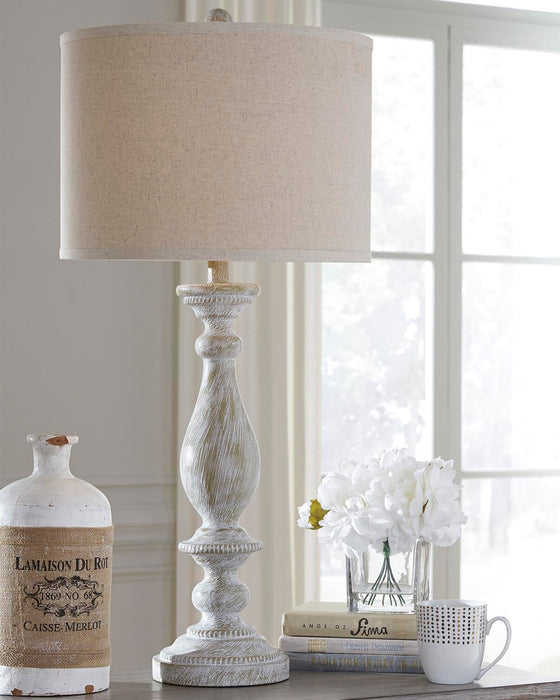 Ashley Express - Bernadate Poly Table Lamp (2/CN) - DecorGalore4U