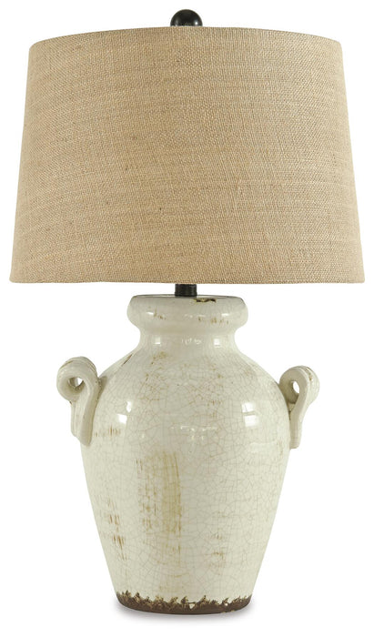 Ashley Express - Emelda Ceramic Table Lamp (1/CN) - DecorGalore4U